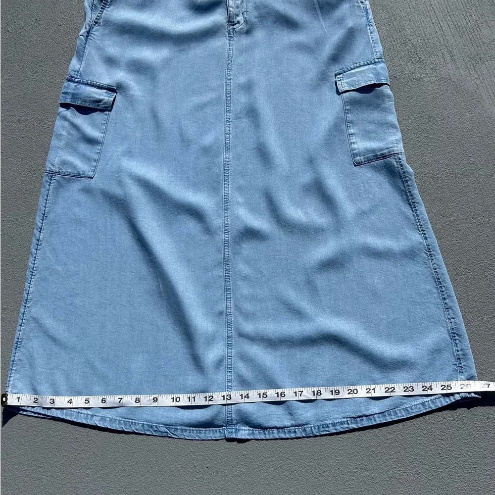 274. J. Jill Denim Women’s Cargo Midi Skirt - Picture 12 of 15